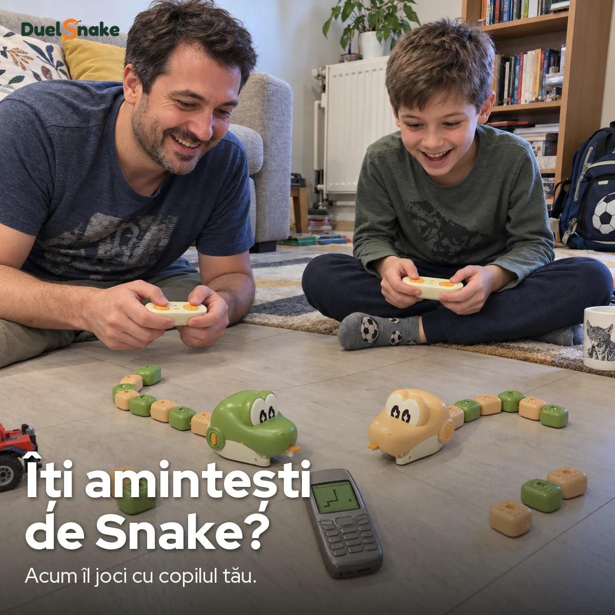 DuelSnake: Îți amintești de Snake? Acum îl joci cu copilul tău.