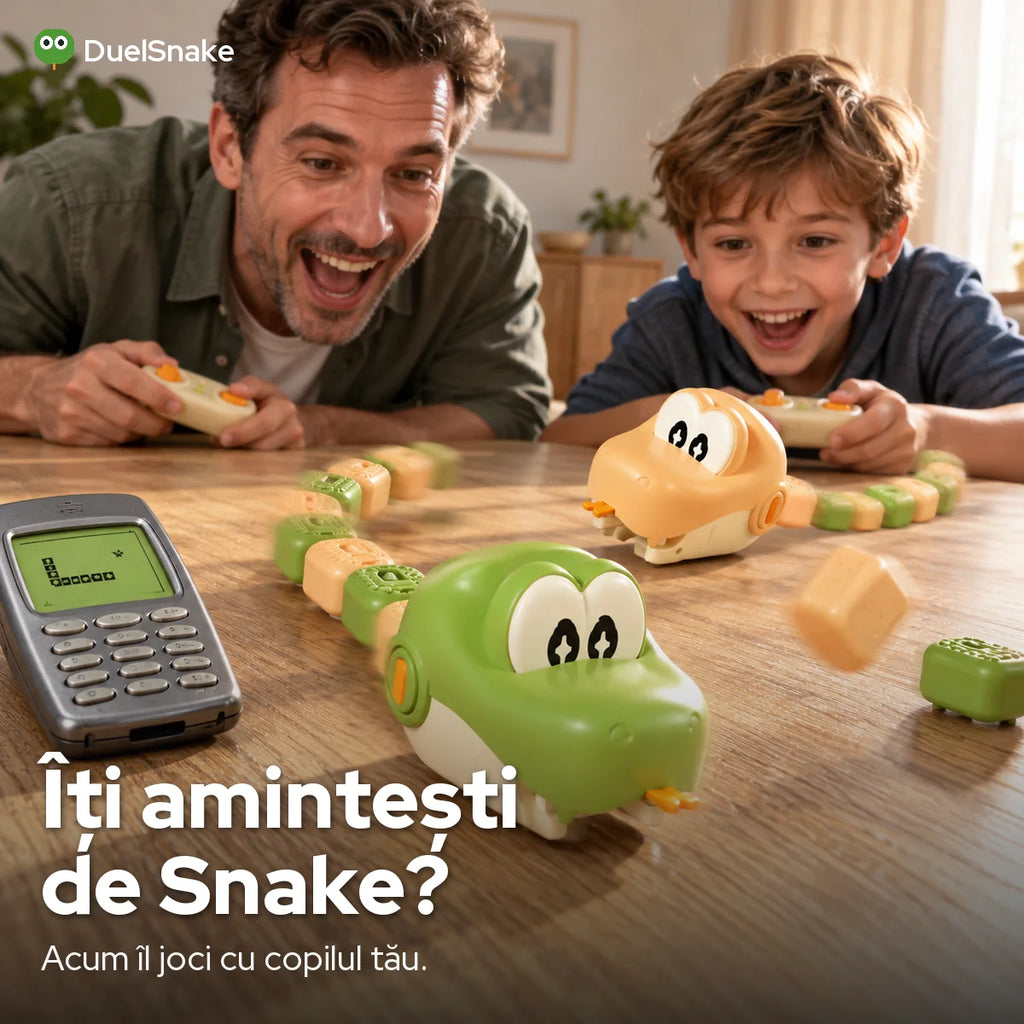 DuelSnake: Îți amintești de Snake? Acum îl joci cu copilul tău.